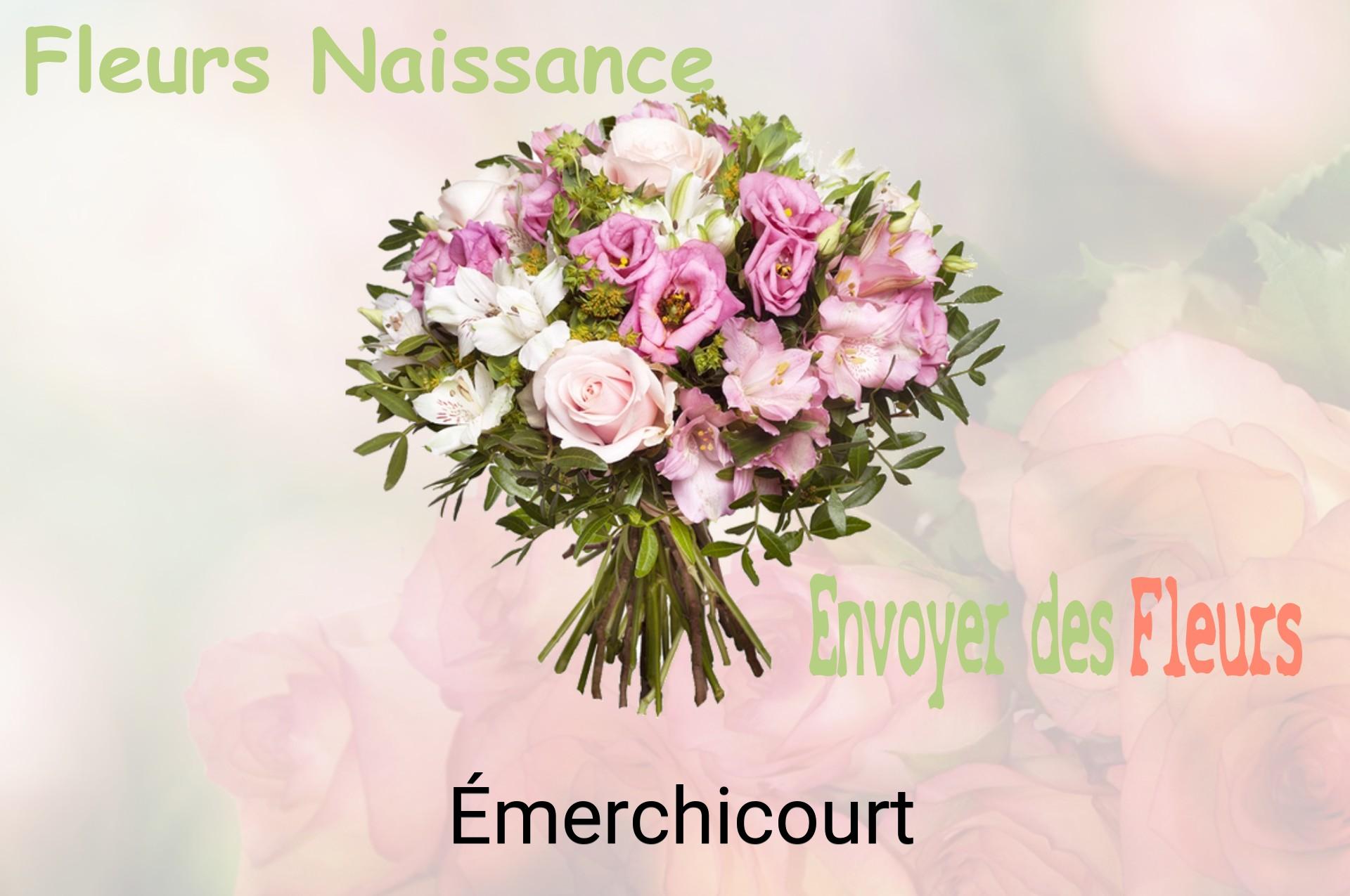 Bouquet de fleurs de naissance livré à Émerchicourt